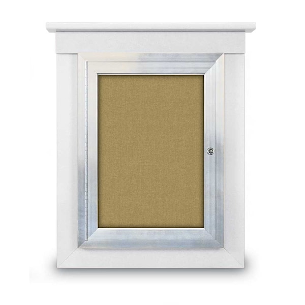 Sliding Glass Enclosed Letterboard, 72"x3